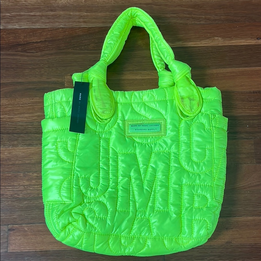 Marc By Marc Jacobs Neon Green Tote